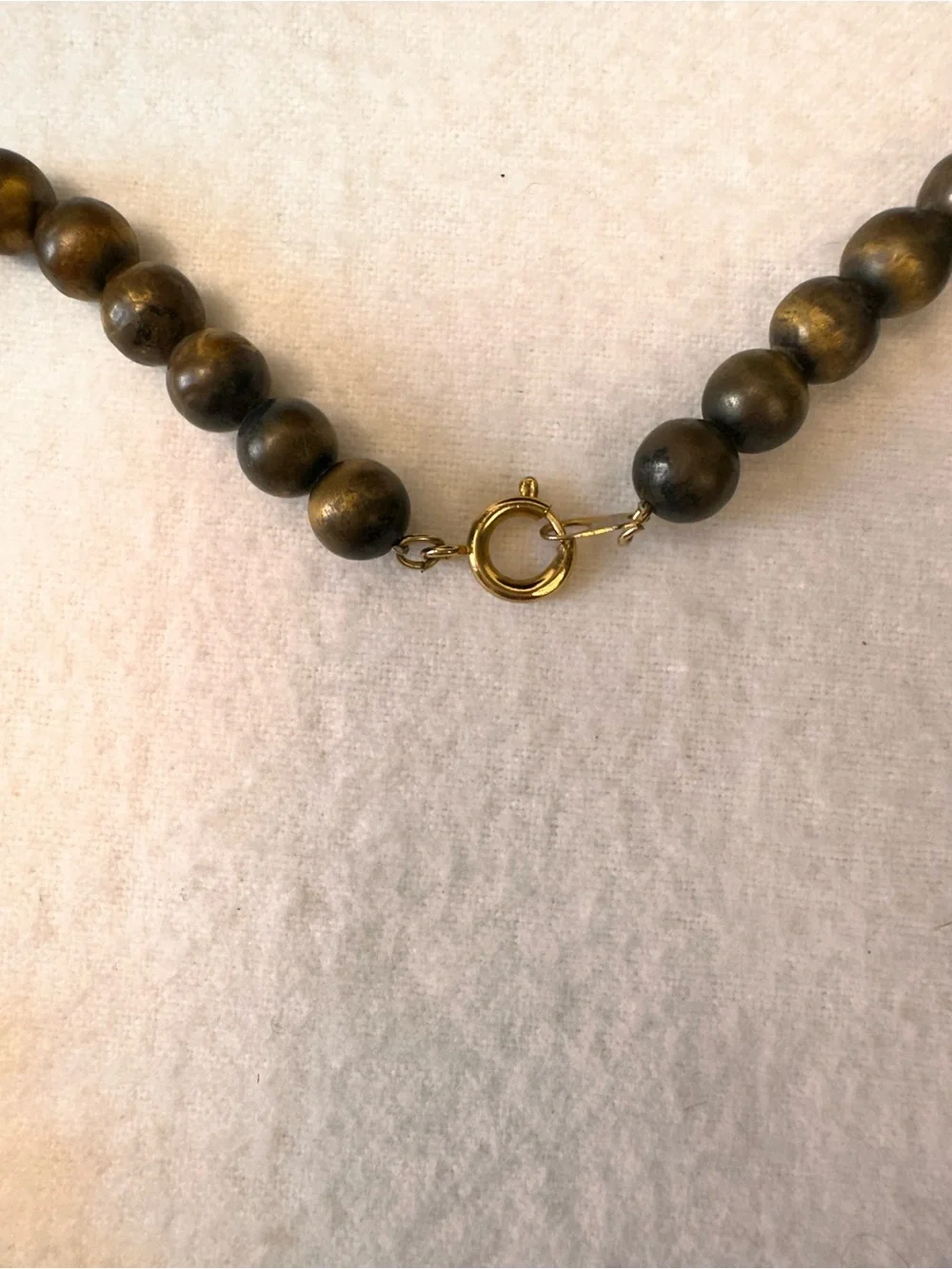 Gold-Tone Beaded Necklace - Classic Women's Statement